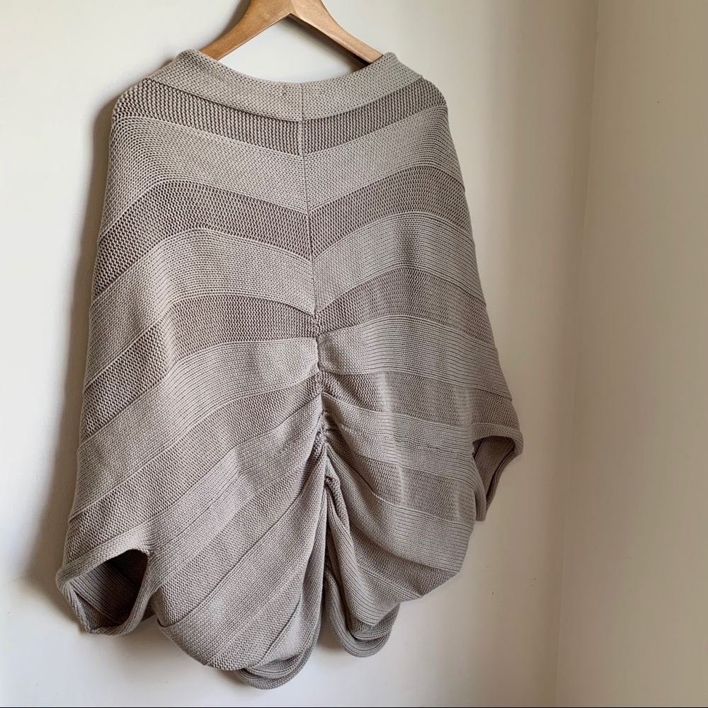 🆕 NY & CO Neutral Chunky Knit Cocoon Kimono Cardi